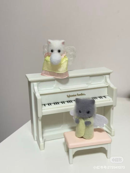 SylvanianFamilies｜Rabbit Sister with Piano Set-5139