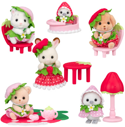 【limit 2】SylvanianFamilies｜Baby Furniture Collection Strawberry mystery bag/blind box/All 5 types｜1pcs