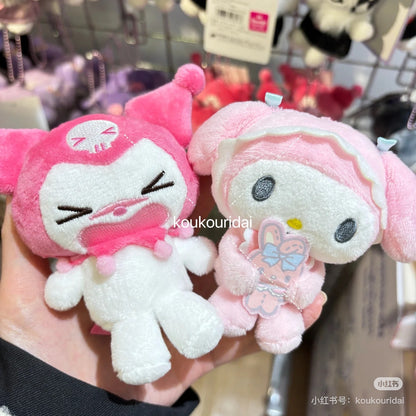 Sanrio｜My Melody 50th Anniversary  Mascot Holder /Plush Keychain｜H11.5 x W11 x D6cm approx.
