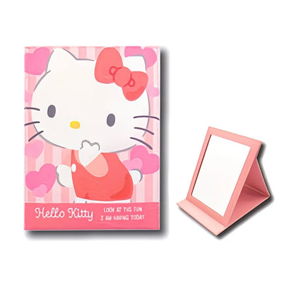 Sanrio｜表面软软/可折叠桌面镜/化妆镜｜约H20 x W15cm