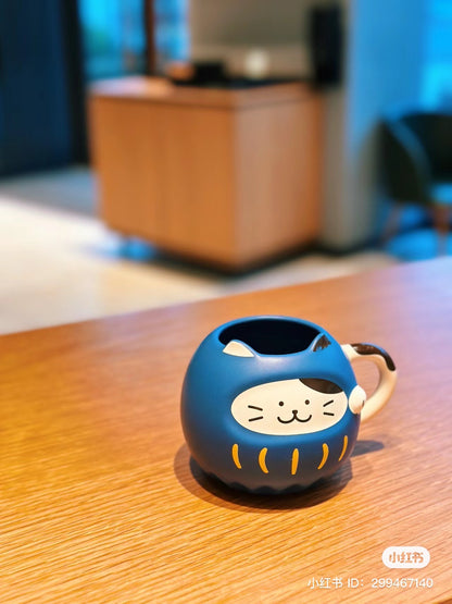 Starbucks日本星巴克｜2024年限定磨砂感达摩杯/马克杯｜296ml