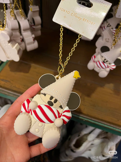 Disney迪士尼 ｜Merry Lil RingRing Mickey东迪2024圣诞精灵妖精米奇系列硅胶零钱包挂件/包挂/背面有拉链