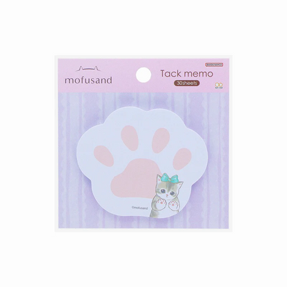 Mofusand｜Die-cut Sticky Notes｜ 30 sheets