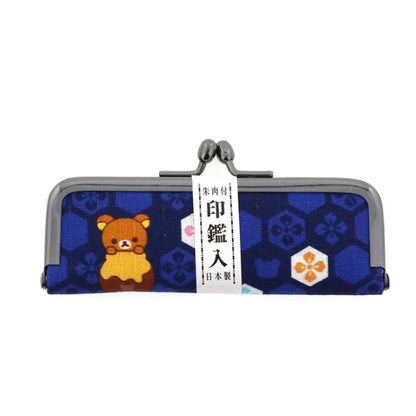 Rilakkuma轻松熊｜茶房限定小款零钱包/印鑑包｜约L105×W10×H15(mm)