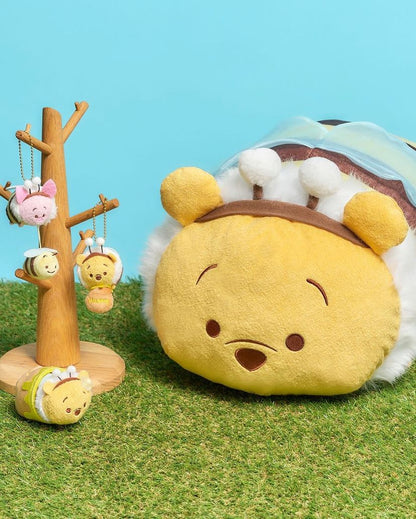 Disney｜2024 HONEY DAY蜜蜂系列Tsum蜜蜂噗噗公仔/抱枕｜約高27×寬32×深45(cm)