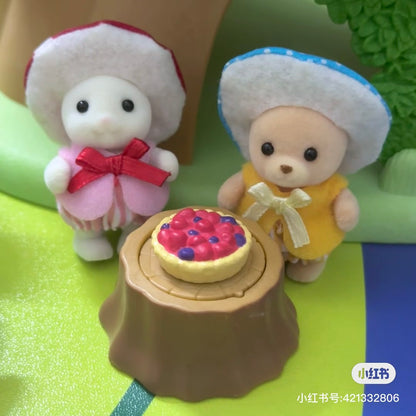 【limit 1】SylvanianFamilies｜Calico Critters Baby Trio-Mushroom Fairy