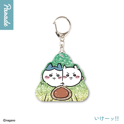 chiikawa｜Movie "Chiikawa" The Secret of the Mermaid Island Glitter Acrylic Keychain mystery bag/blind box/All 8 types｜1pcs