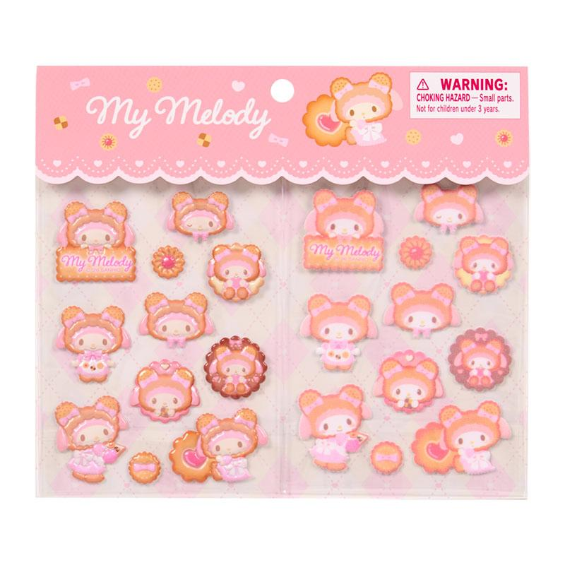 Sanrio｜Cookie Fluffy Bear Sticker Set｜17.5×0.2×15cm approx.