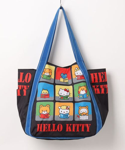 Hello kitty｜Balloon Tote Bag Black｜52 x 34 x 24 cm approx.