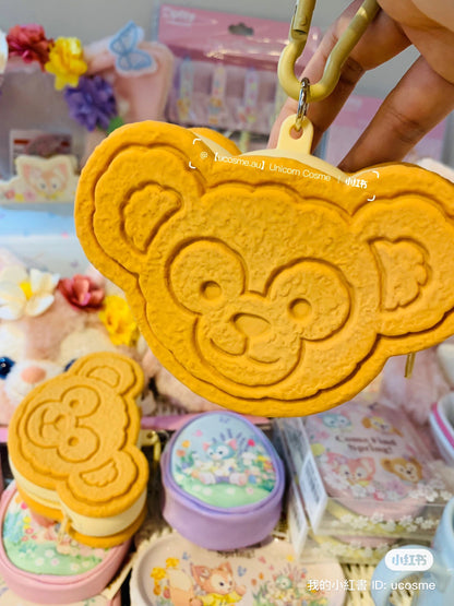 【会有补货，限购1】Disney迪士尼｜2024东迪春日复活节限定duffy达菲黄油夹心饼干零钱包挂件/包挂