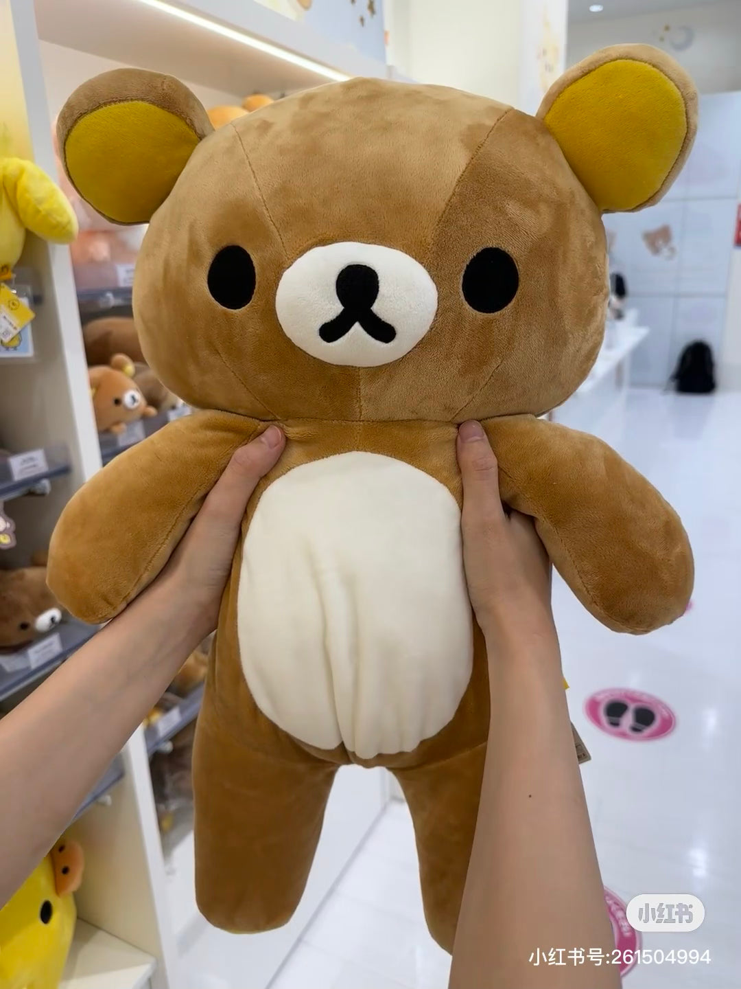 Rilakkuma轻松熊｜软乎乎轻松熊大号玩偶/公仔｜約500×350×160mm