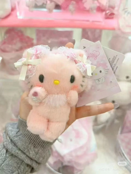 Sanrio｜My Furbaby Charmmy kitty Mascot Holder /Plush Keychain｜11×5.5×13cm approx.