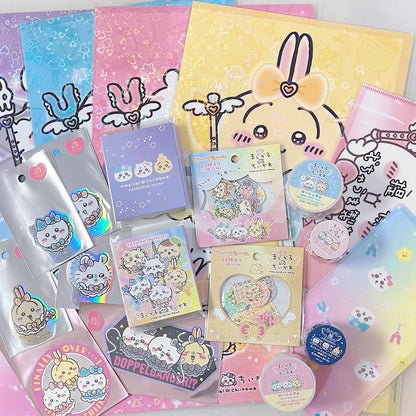 Chiikawa 吉伊卡哇｜超魔法少女/小魔仙系列大张镭射偏光闪闪贴纸/手机贴/行李箱贴