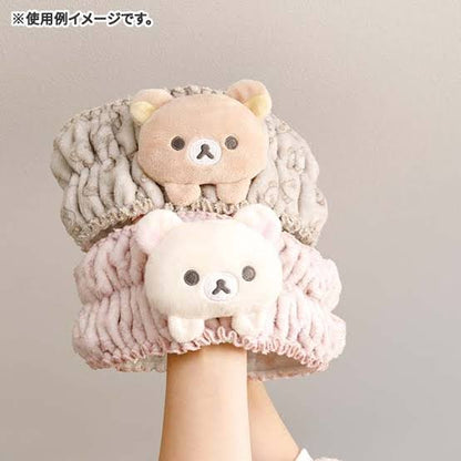 Rilakkuma轻松熊｜超柔软家居吸水毛绒发带/毛巾发箍｜約560mm