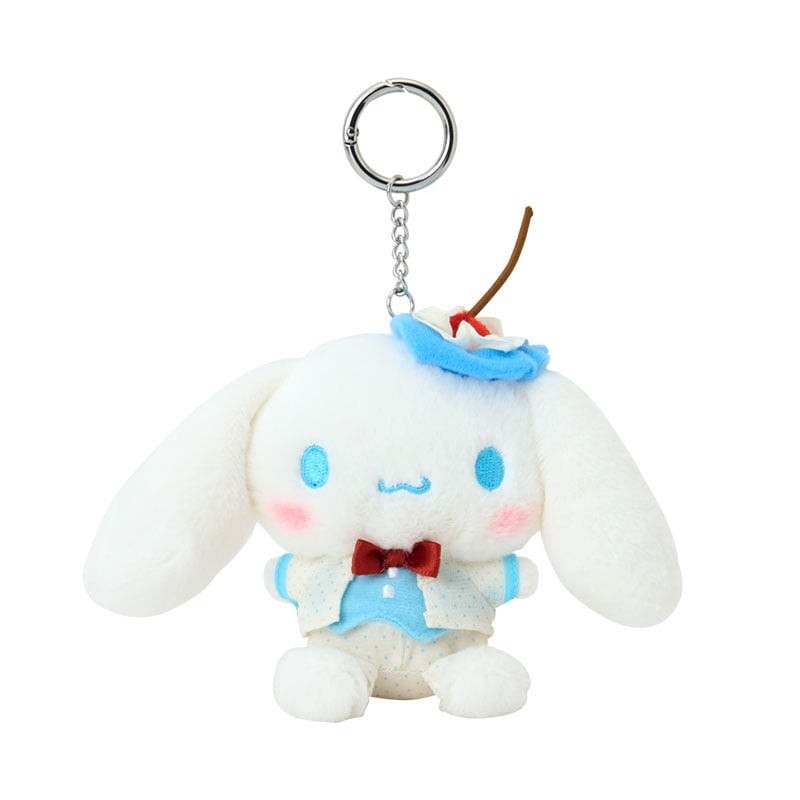 Sanrio｜Sweet Cakes Sky Blue Cherry Collection Mascot Holder /Plush Keychain｜11×8×16cm approx.