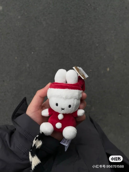 Miffy｜santa Mascot Holder /Plush Keychain｜H10cm approx.