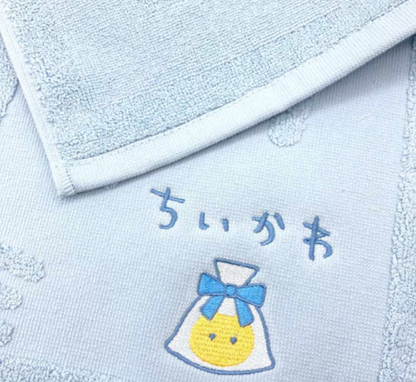 Chiikawa 吉伊卡哇｜Embroidery Jacquard Mat抗菌抑菌防臭100%棉刺绣浴巾/浴垫/毛巾｜约H450 x W600mm