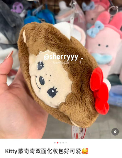 Monchhichi｜Hello Kitty Pen Pouch Pen Case｜H103 x W173 x D45mm approx.