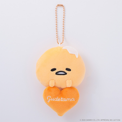 Sanrio｜Heart Tape Measure Mascot Holder /Plush Keychain｜W6.5 × H7.5 cm approx.