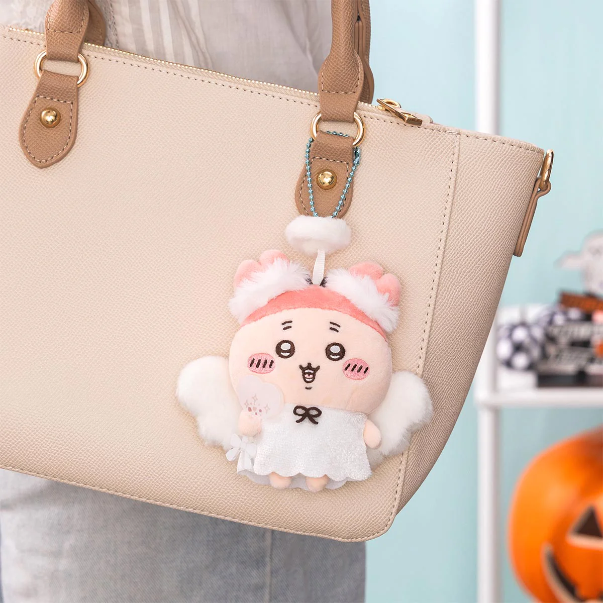 chiikawa｜halloween Seasonal Mascot Holder /Plush Keychain｜H135 x W115 x D80mm approx.