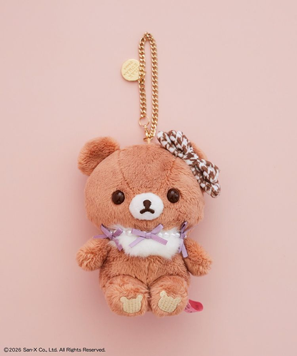 Rilakkuma｜Maison de FLEUR 7th Collaboration Mascot Holder /Plush Keychain｜120×100×65mm approx.