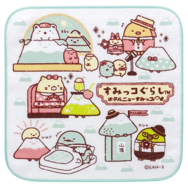 Sumikko gurashi角落生物｜全体不同系列可爱角色小方巾/小手帕｜210×210mm