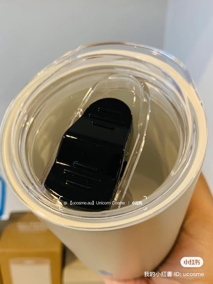 Blue bottle coffee｜KINTO TO GO TUMBLER限定奶白磨砂感不锈钢便携保温杯/保冷杯｜350ml