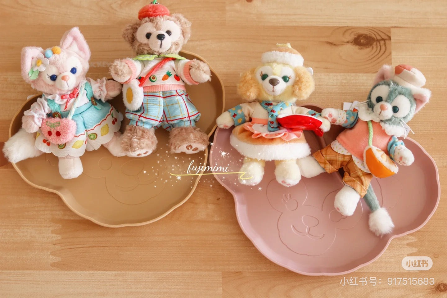 Disney迪士尼｜东迪梦幻奇妙厨房系列站姿毛绒玩偶挂件/包挂/细节满满