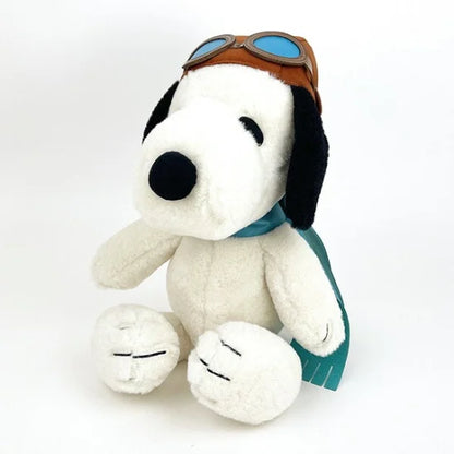 Snoopy史努比｜毛茸茸飞行员史努比公仔/玩偶｜约23cm×23cm×28cm