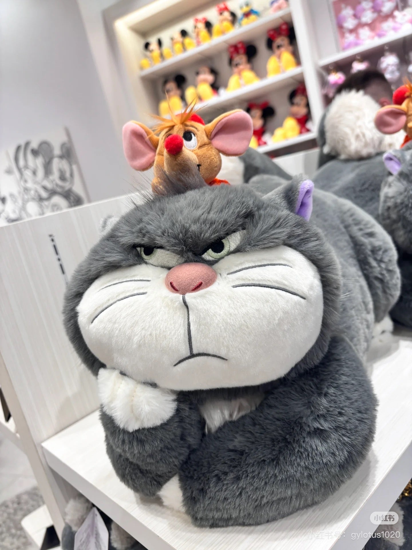 Disney｜ 2025 CAT DAY Cinderella Lucifer Plush Dolls/PlushToy｜H33×W31×D51cm approx.