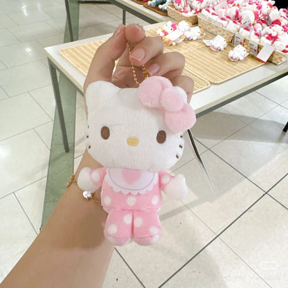 HelloKitty｜Sanrio 50th Anniversary Collection Standard Baby Mascot Holder /Plush Keychain｜ 85x100x45mm approx.