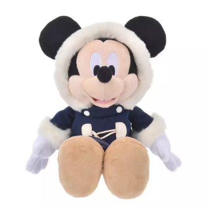 Disney ｜Winter Jacket Mickey Mouse Plush Toy东迪冬日限定大衣米奇毛绒玩偶/公仔/帽子可脱｜约高さ24×幅21×奥行き21(cm)