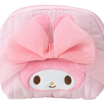 Sanrio三丽鸥｜My Melody Birthday 50th Anniversary Princess Tissue Pouch美乐蒂50周年生日粉桃甜心系列化妆包/小收纳包/正反面都可爱｜约幅15×奥行3×高さ12.5cm