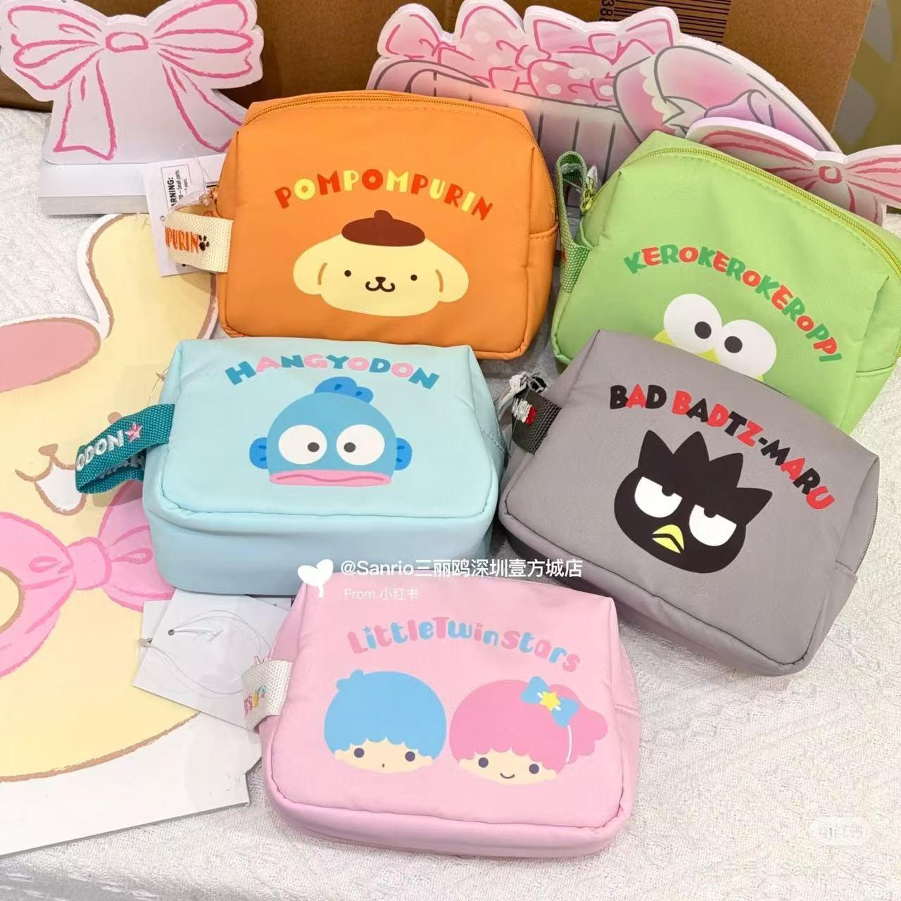 Sanrio｜New Life 2025 Pouch｜16.5×7.5×12.7cm approx.