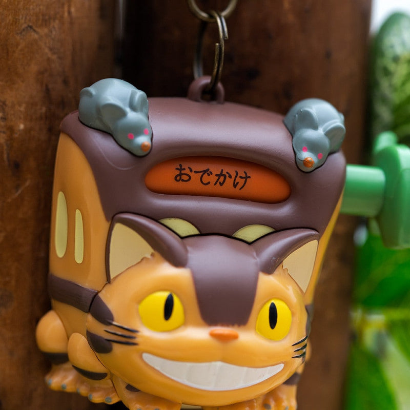 My neighbor totoro｜宫崎骏可以玩的猫巴士挂件/包挂｜约50 x 65 x 35 mm