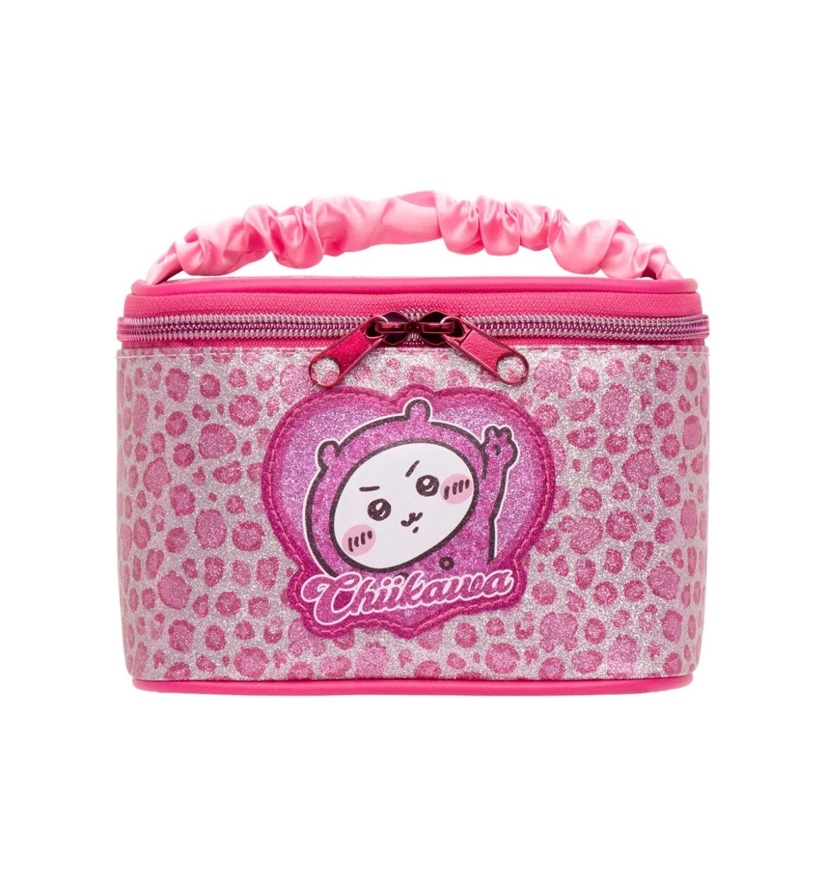chiikawa｜Leopard Print Vanity Pouch｜H120×W170mm ×D100mm approx.