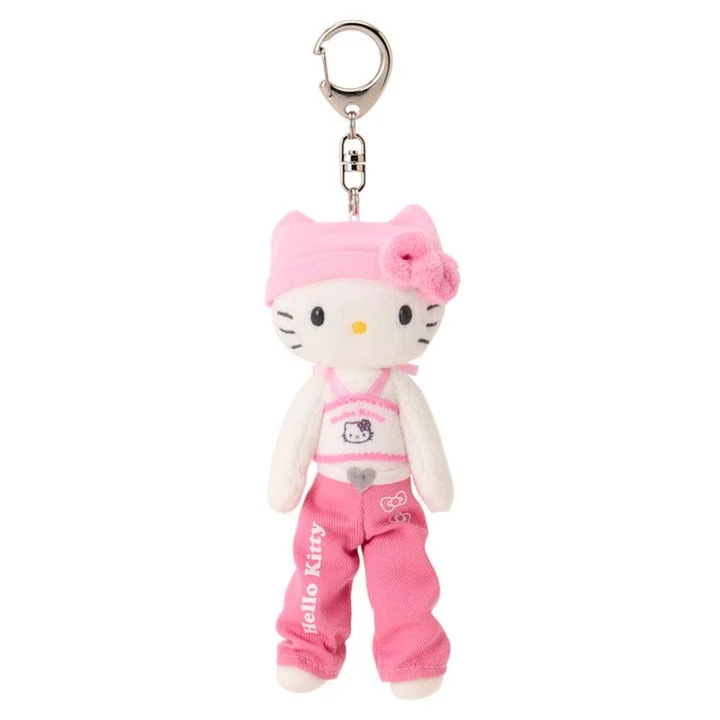 Sanrio｜Hello Kitty Long legs Closet Collection Mascot Holder /Plush Keychain｜W7×D3.5×H16.5cm approx.