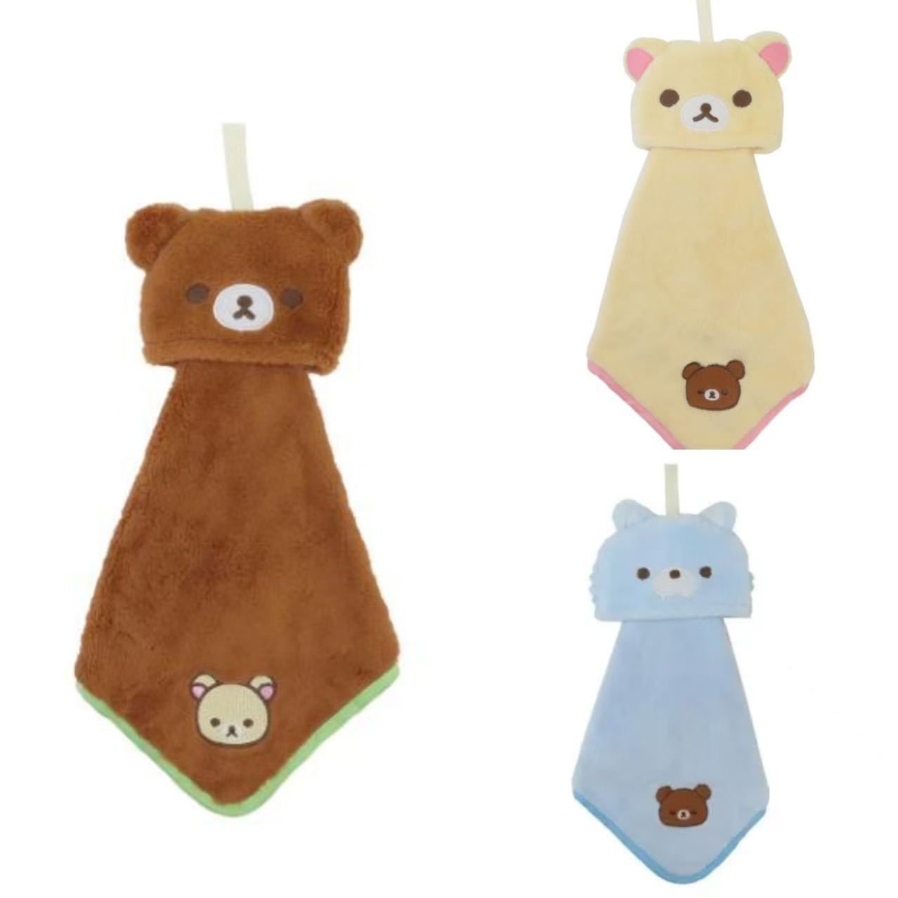 Rilakkuma｜San-X Hand Towel with Loop｜250×250mm approx.