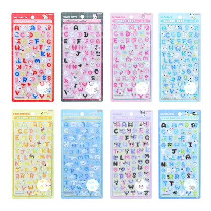 Sanrio｜Moji Standard Bonbon Drop Puffy 3D Stickers｜95×170×5mm approx.