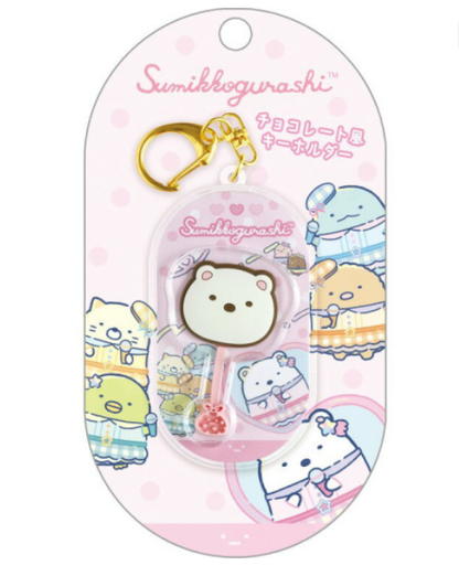 Sumikko gurashi｜Dreaming Idol Chocolate Style Acrylic Keychain/Keyring｜80×44×7mm approx.