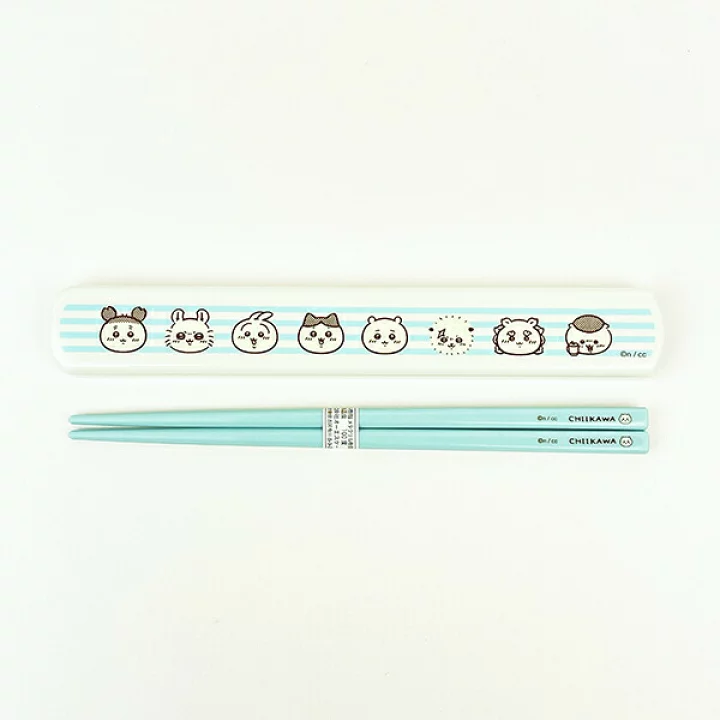 chiikawa｜Chopstick Case Set with Pull-Lid｜H14 x W206 x D30 mm  approx.