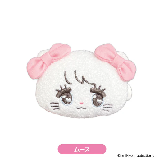 mikko illustrations｜Plush Badge｜ H62 x W80 x D30mm approx.
