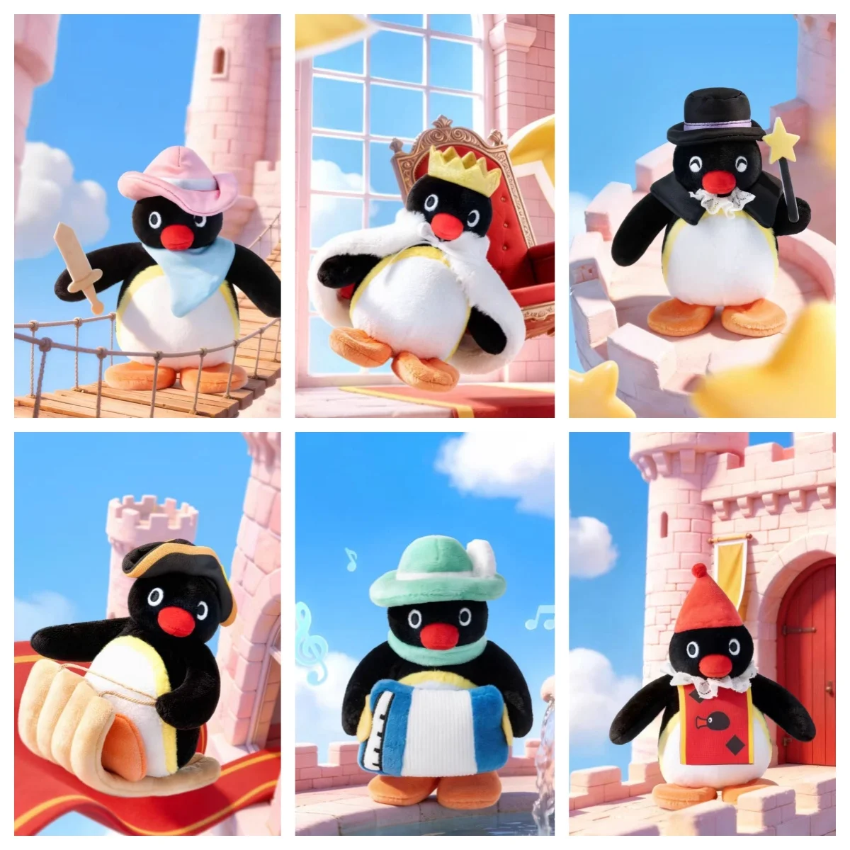 Pingu Fairy Tale Adventure Series Plush Keychain Blind Box