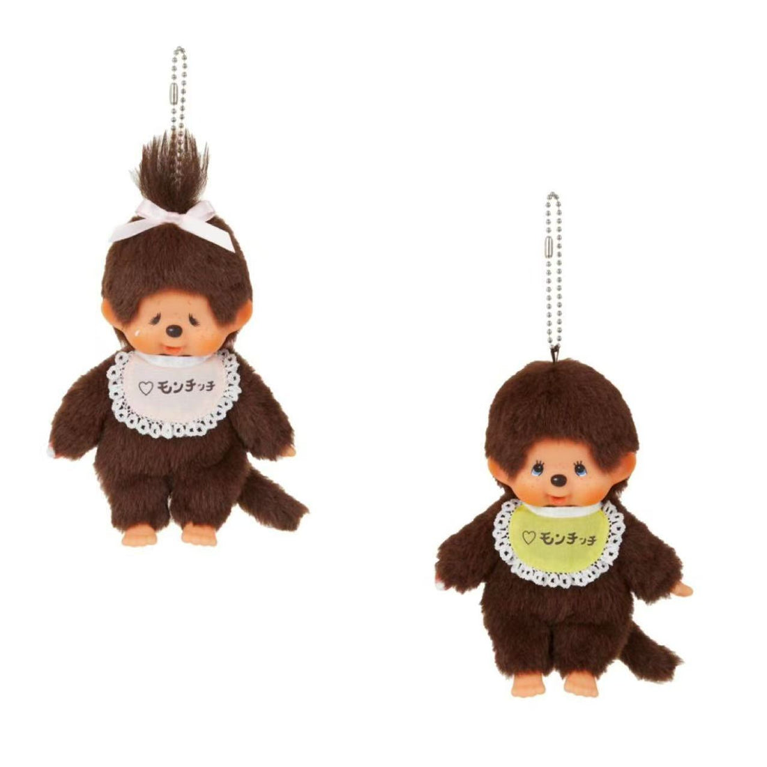 【limit 1】Monchhichi｜Limited Edition Bib Mascot Holder /Plush Keychain