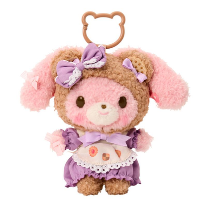 Sanrio｜Cookie Fluffy Bear Mascot Holder /Plush Keychain｜9.5×6×13cm approx.