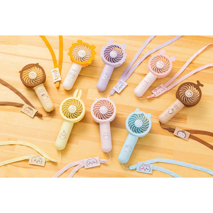 Chiikawa 吉伊卡哇｜便携式/手持/挂脖USB充电电风扇｜约 H140 x W63 x D38mm