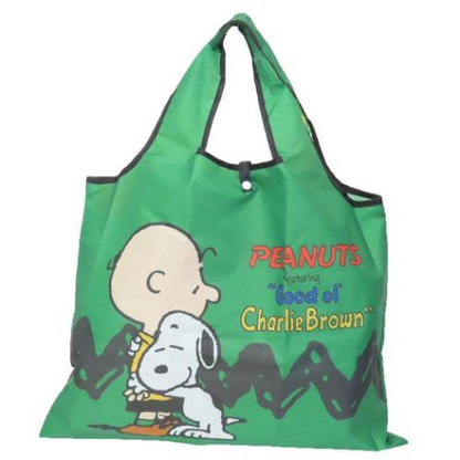 Snoopy｜Snoopy &amp; Woodstock Eco Shopping Bag｜530×440mm approx.