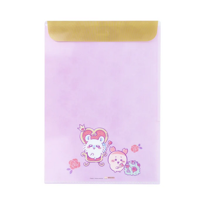 Chiikawa 吉伊卡哇｜Wonder tea time爱丽丝梦游仙境下午茶系列透明信封+文件夹套装｜H310 x W220 x D1mm