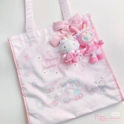 Sanrio｜Mezzo Piano Rabbit Tote Bag｜38cmW x 9cmD x 40cmH approx.