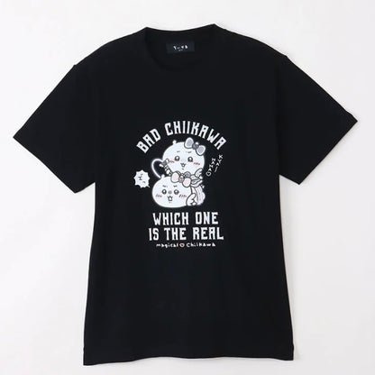 Chiikawa 吉伊卡哇｜超魔法少女/小魔仙黑色限定短袖T恤/Tshirt｜L/M号
